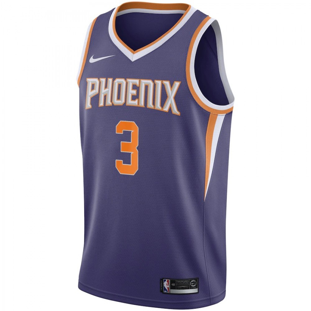 Men's Phoenix Suns Chris Paul #3 Purple 2020/21 Swingman Jersey - Icon Edition-Pro Kit Vault | Brand New 26/27 Sports Jerseys